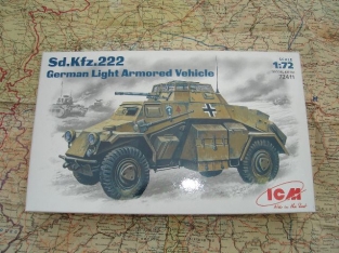 ICM 72411  Sd.Kfz.222 German Light Armoured Vehicle